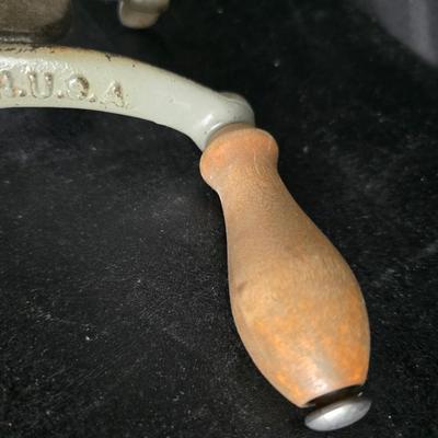 Vintage meat grinder - hand mixer - and an assortment of other kitchen items used on the farm