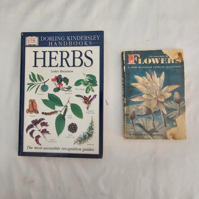 Collection of Audubon Society Field Guides, Gardening Books & Binoculars (LR-JS)
