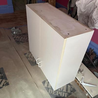 White cabinet