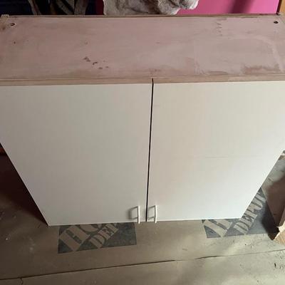 White cabinet