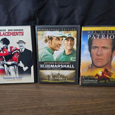 Dvd movies - some still sealed - Gladiator - Ocean's eleven - The patriot and other great titles