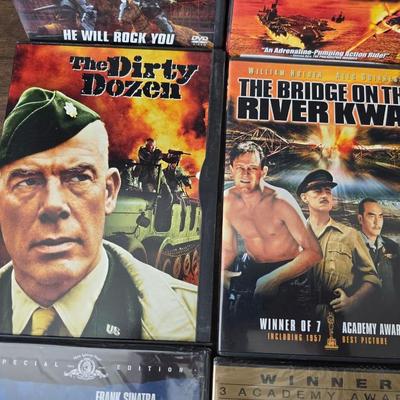 DVD Movies - Behind enemy line - A knight's tale - The American president - dirty dozen and more