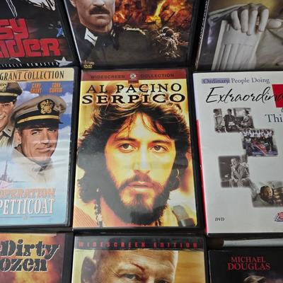 DVD Movies - Behind enemy line - A knight's tale - The American president - dirty dozen and more