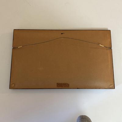 Framed North Carolina Cross-Stitch Map, North Carolina Books, Including Signed & First Edition (LC-SF)