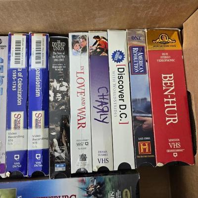 Large variety of movies on VHS tape - some great titles !