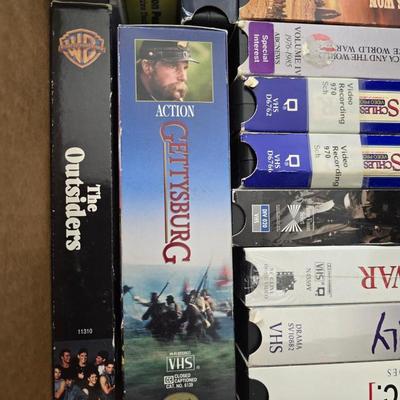 Large variety of movies on VHS tape - some great titles !