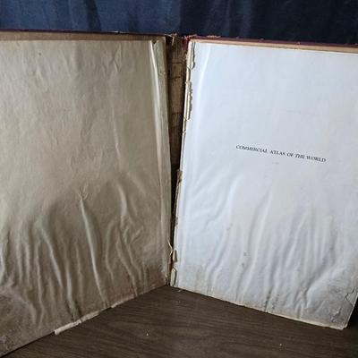 1930's Geographical publishing company commercial atlas of the world with other vintage workd / America books