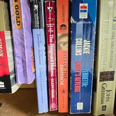 Assortment of paperback books - box full
