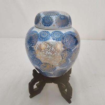 Jena Hall Pottery Bowl, Japanese Ginger Jar w/Stand, More (LR-JS)