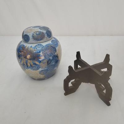 Jena Hall Pottery Bowl, Japanese Ginger Jar w/Stand, More (LR-JS)