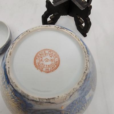 Jena Hall Pottery Bowl, Japanese Ginger Jar w/Stand, More (LR-JS)