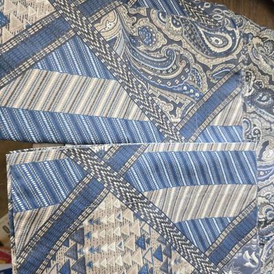 Full sized Bed in a bag comforter with extra sheets