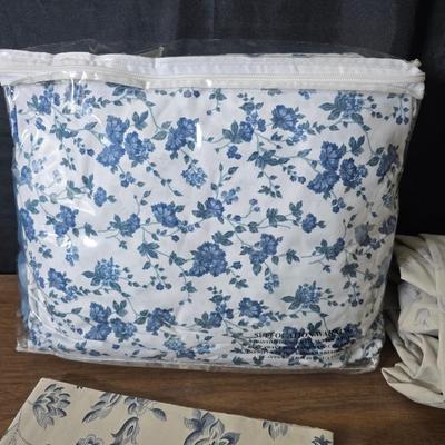 Brand new full sized sheet set with an additional sheet set