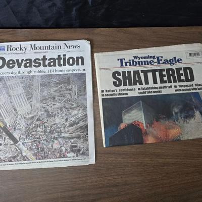 Newspapers - all about 911 - America Attacked -