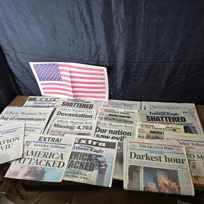 Newspapers - all about 911 - America Attacked -