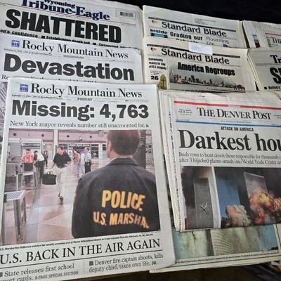 Newspapers - all about 911 - America Attacked -
