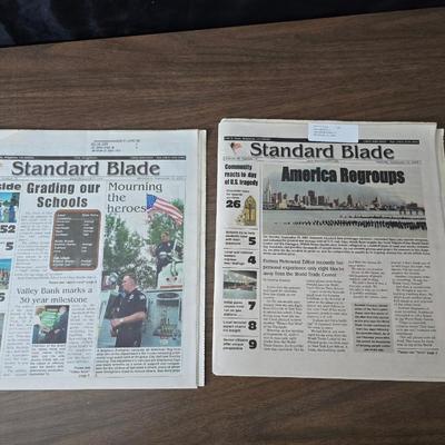 Newspapers - all about 911 - America Attacked -