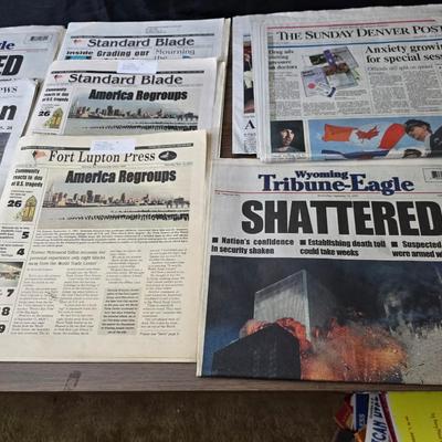 Newspapers - all about 911 - America Attacked -