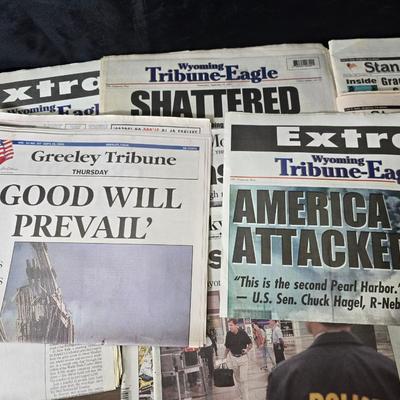 Newspapers - all about 911 - America Attacked -