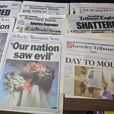 Newspapers - all about 911 - America Attacked -