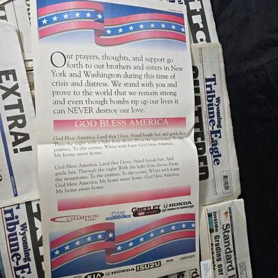 Newspapers - all about 911 - America Attacked -