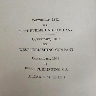 Black's Law Dictionary Third Edition (LR-JS)