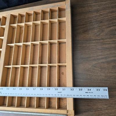 vintage letterpress type case or printer's drawer - Great for those little Knick knacks!