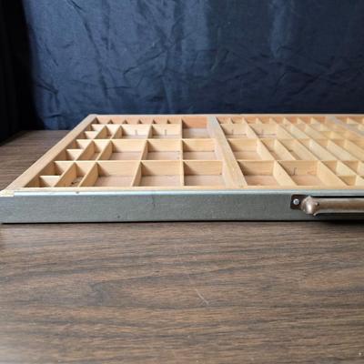 vintage letterpress type case or printer's drawer - Great for those little Knick knacks!