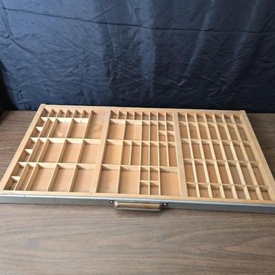 vintage letterpress type case or printer's drawer - Great for those little Knick knacks!