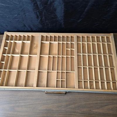 vintage letterpress type case or printer's drawer - Great for those little Knick knacks!