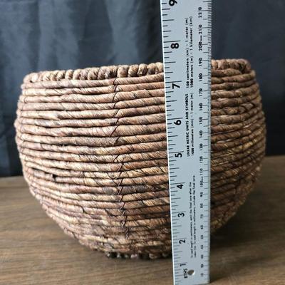 Collection of wicker baskets