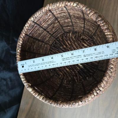 Collection of wicker baskets