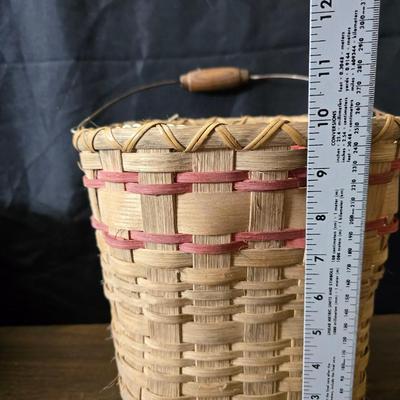 Collection of wicker baskets