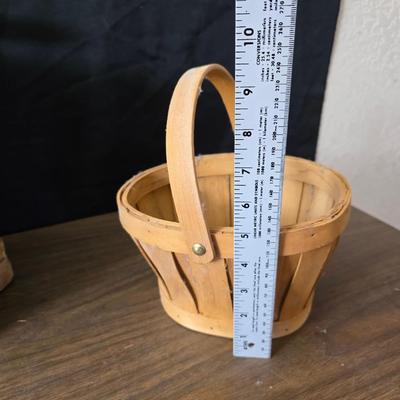 Collection of wicker baskets