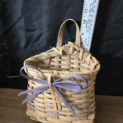 Collection of wicker baskets