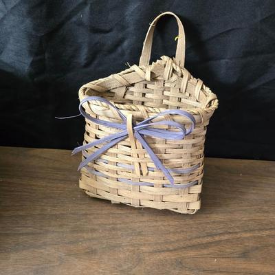 Collection of wicker baskets