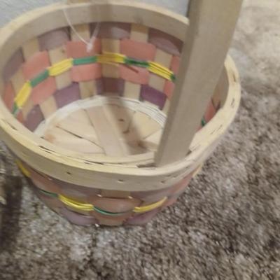 Collection of wicker baskets