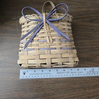 Collection of wicker baskets