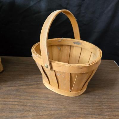 Collection of wicker baskets
