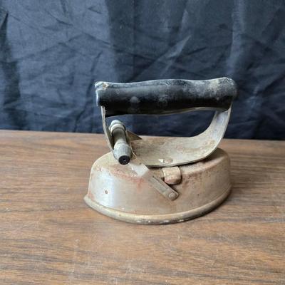 Trio of antique Asbestos Sad Irons Steel Sad Iron