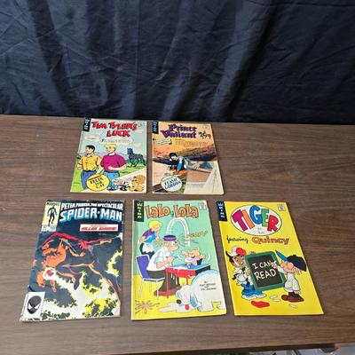 Collection of comic books - Spider man - Tiger - Lalo - Tim Tyler and Price Valiant