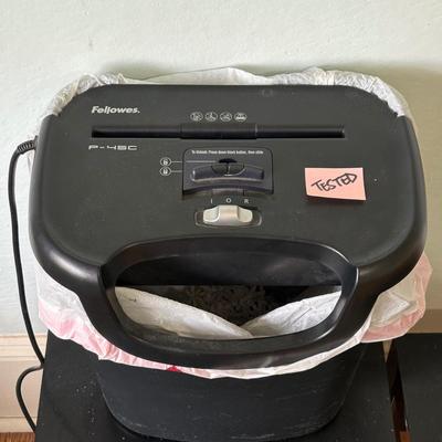 Canon Pixma Printer, Fellowes Paper Shredder, and Power Strips (O-SF)