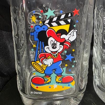 Walt Disney World 2000 “Hollywood Studios” Collector Glasses – Pair – Mickey Mouse Director Edition