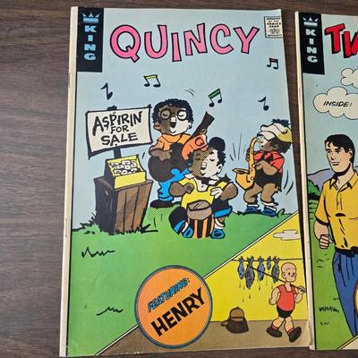 Comic books - Beetle Bailey - Quincy - Tim Tyler - and more