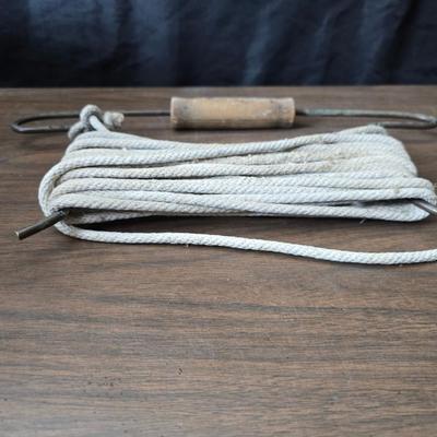 Antique lamp burner - old license plates other neat old trinkets