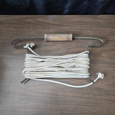 Antique lamp burner - old license plates other neat old trinkets