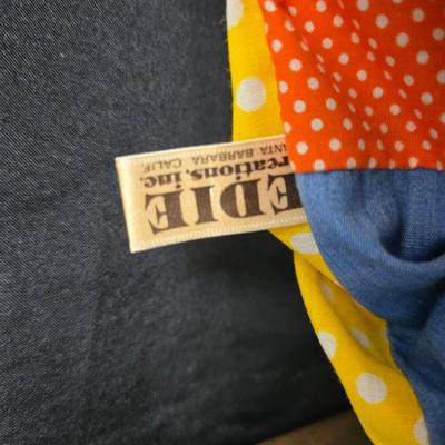 Vintage toy clowns - Edie plush clown - and a handmade holly hobby doll