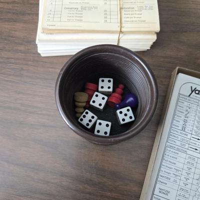 Variety of board games - All about Greeley - Triopley - Family Feud and Yahtzee