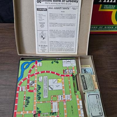 Variety of board games - All about Greeley - Triopley - Family Feud and Yahtzee