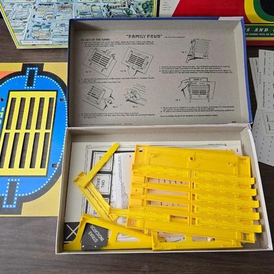 Variety of board games - All about Greeley - Triopley - Family Feud and Yahtzee